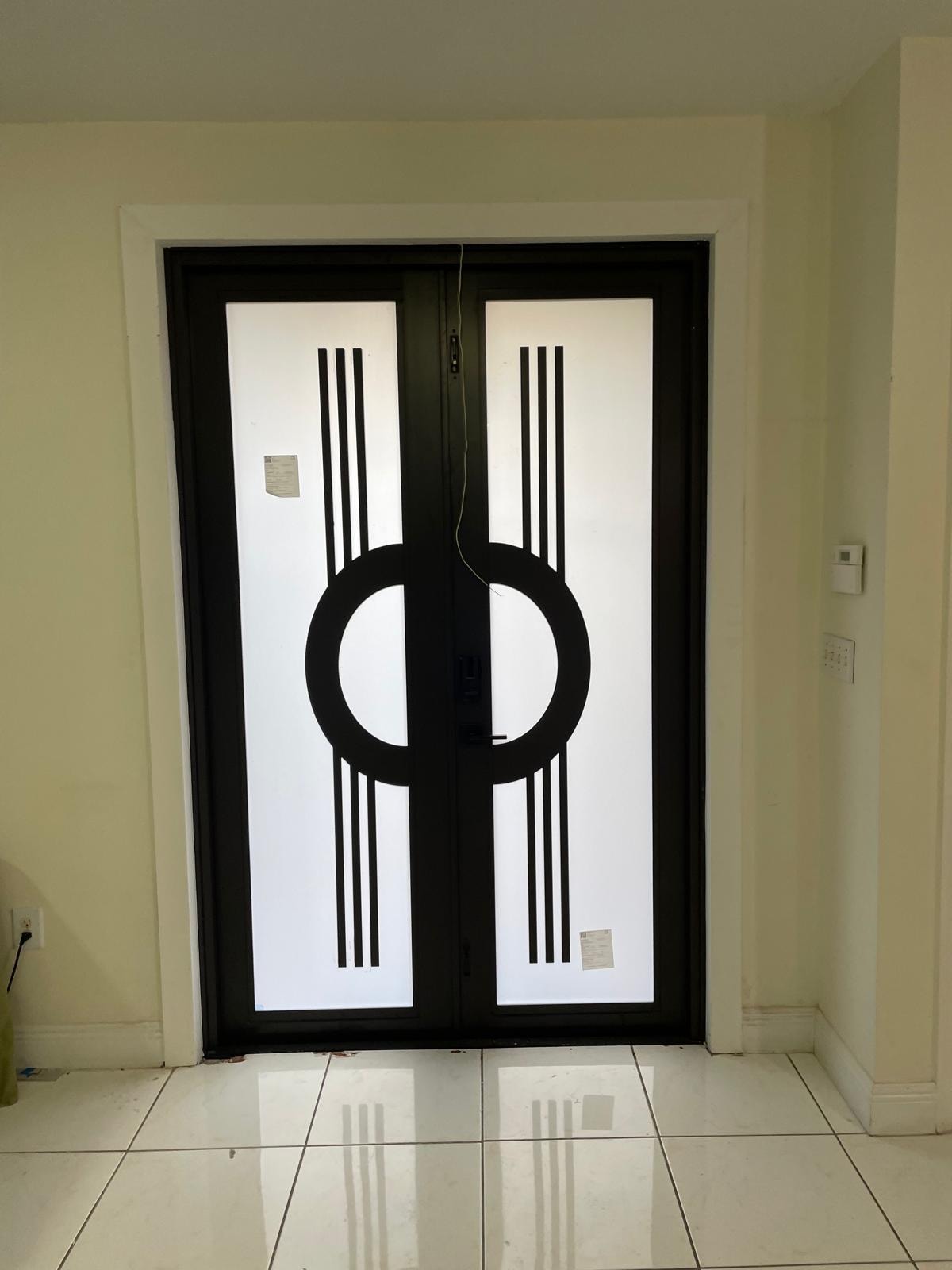 Impact window installation project