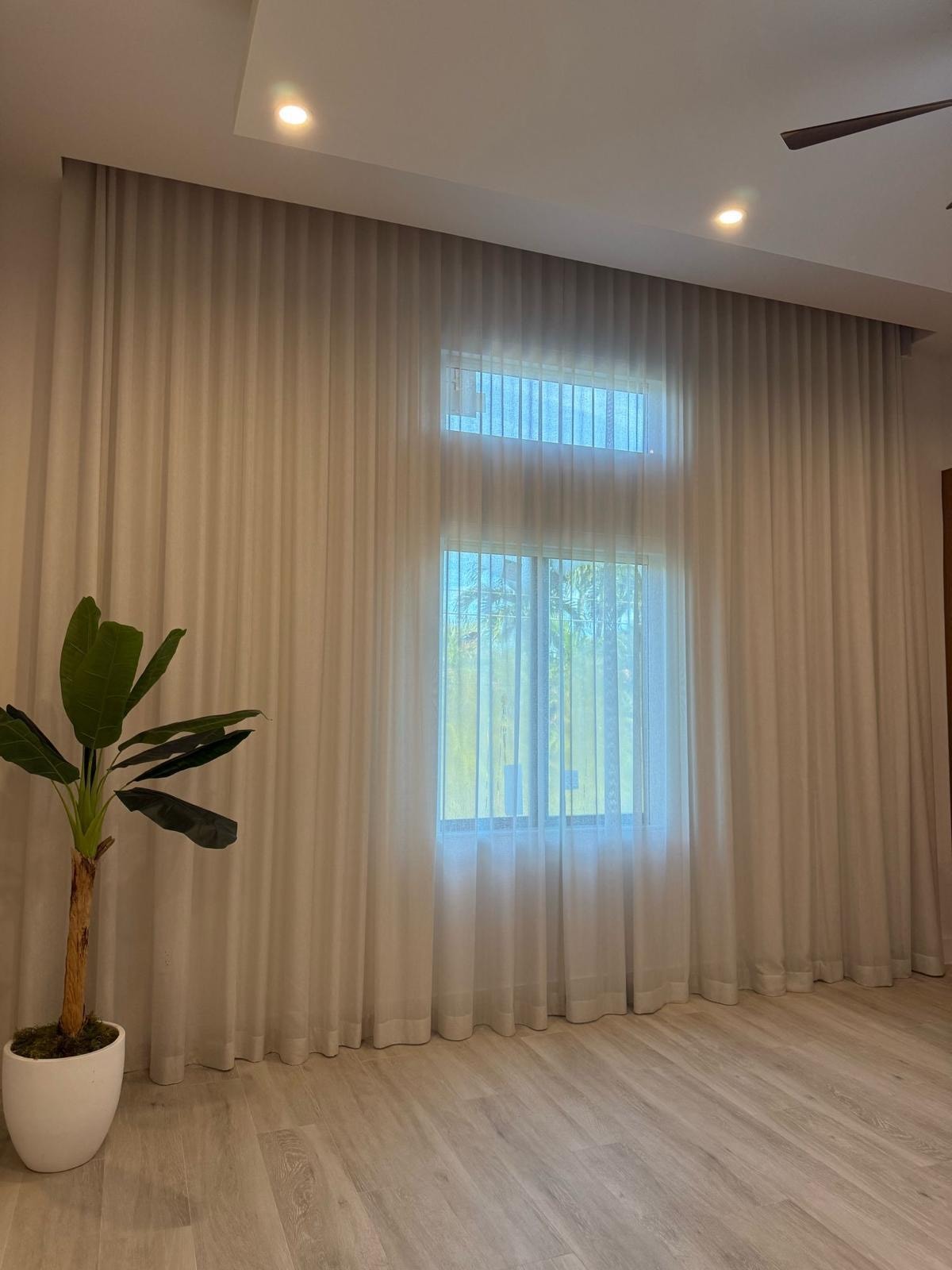 Manual shades installation project