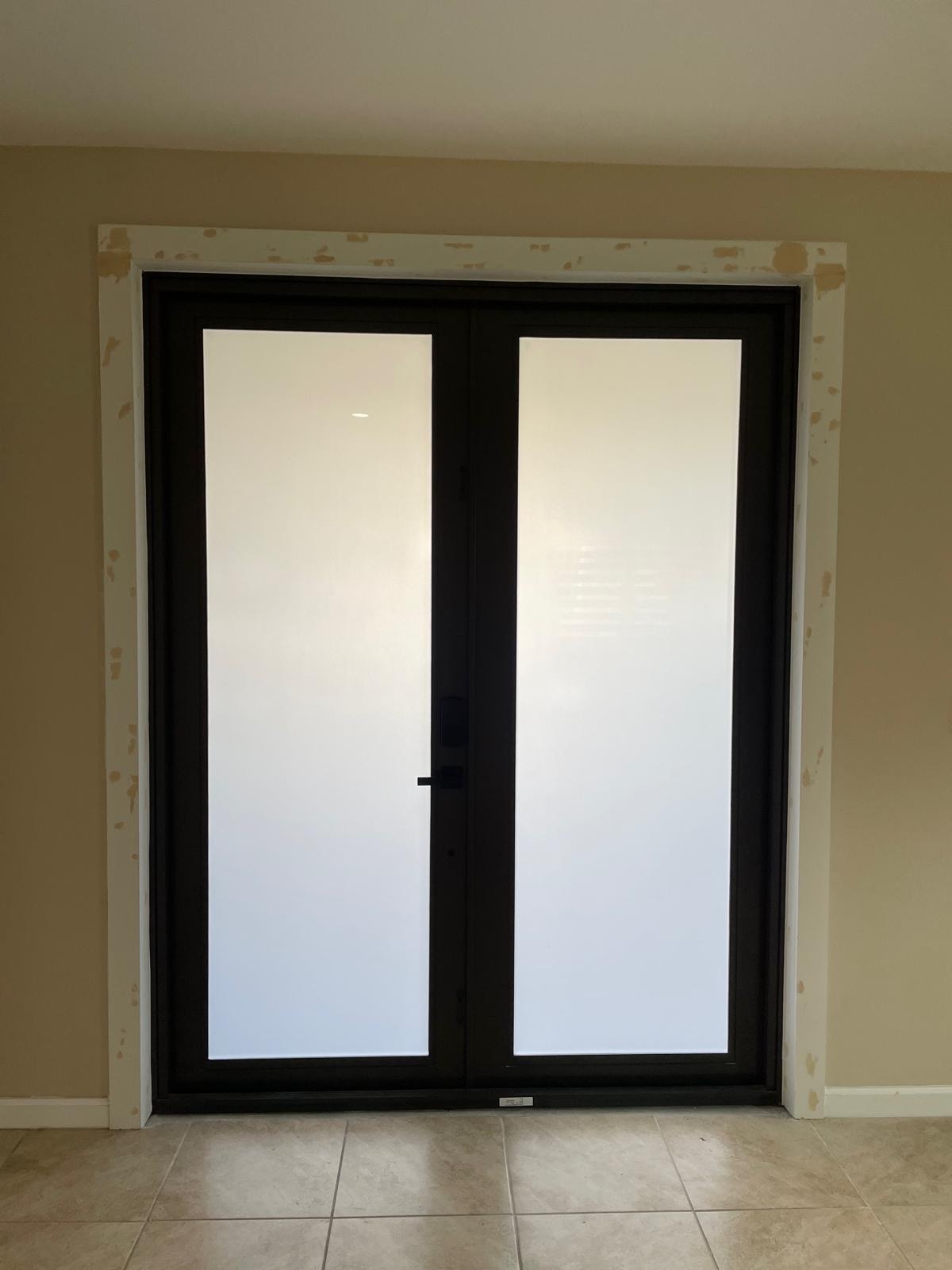 Manual shades patio project