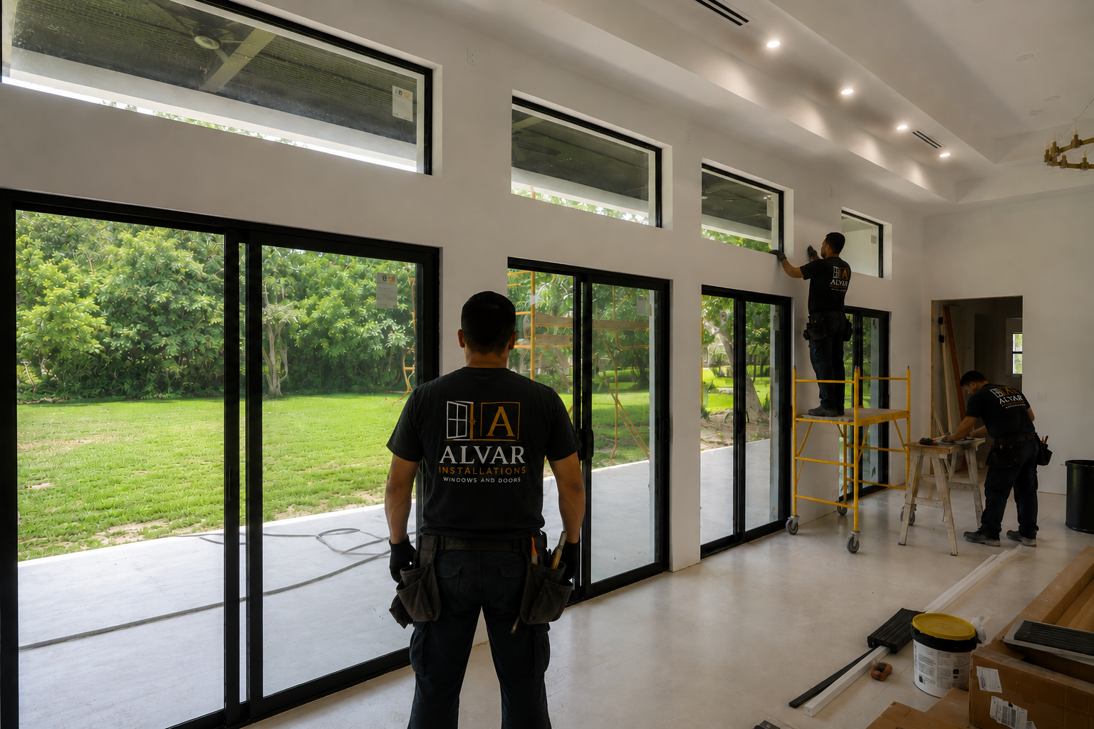 Alvar Installations team at work