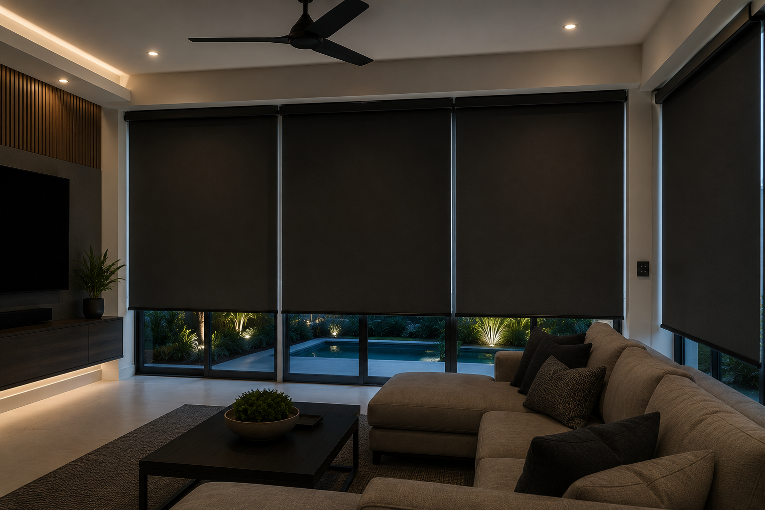 Motorized Blackout Shades